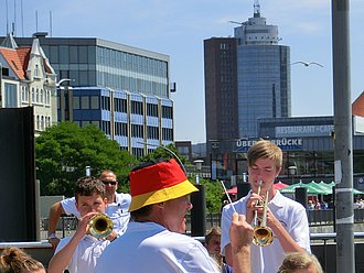 Unsere Trompeten: Julien, Jonas und Lukas 