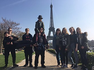 Paris - Vor dem Eiffelturm 