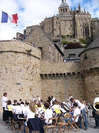 Konzert vor dem Mont Saint Michel 