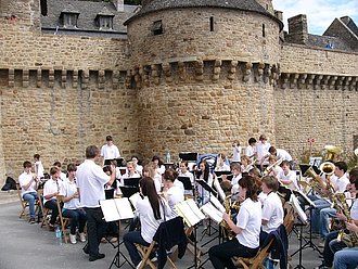 Konzert vor dem Mont Saint Michel 