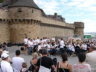 Konzert vor dem Mont Saint Michel 